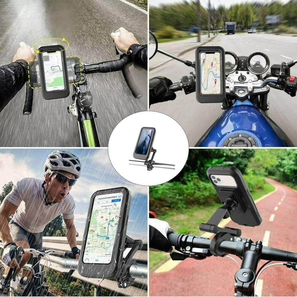 Ultimate Waterproof Mobile Phone Holder for your bike, scooter, or motorcycle