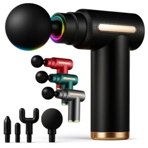 4-in-1 Deep Tissue Massage Gun!