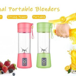 Portable 6-Blade Juicer Blender with Built-in Jar